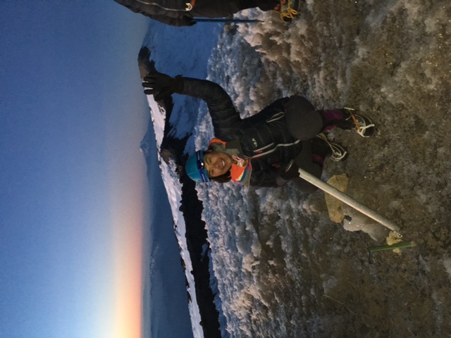 Dr. Katherine Shen on Mt. Rainier