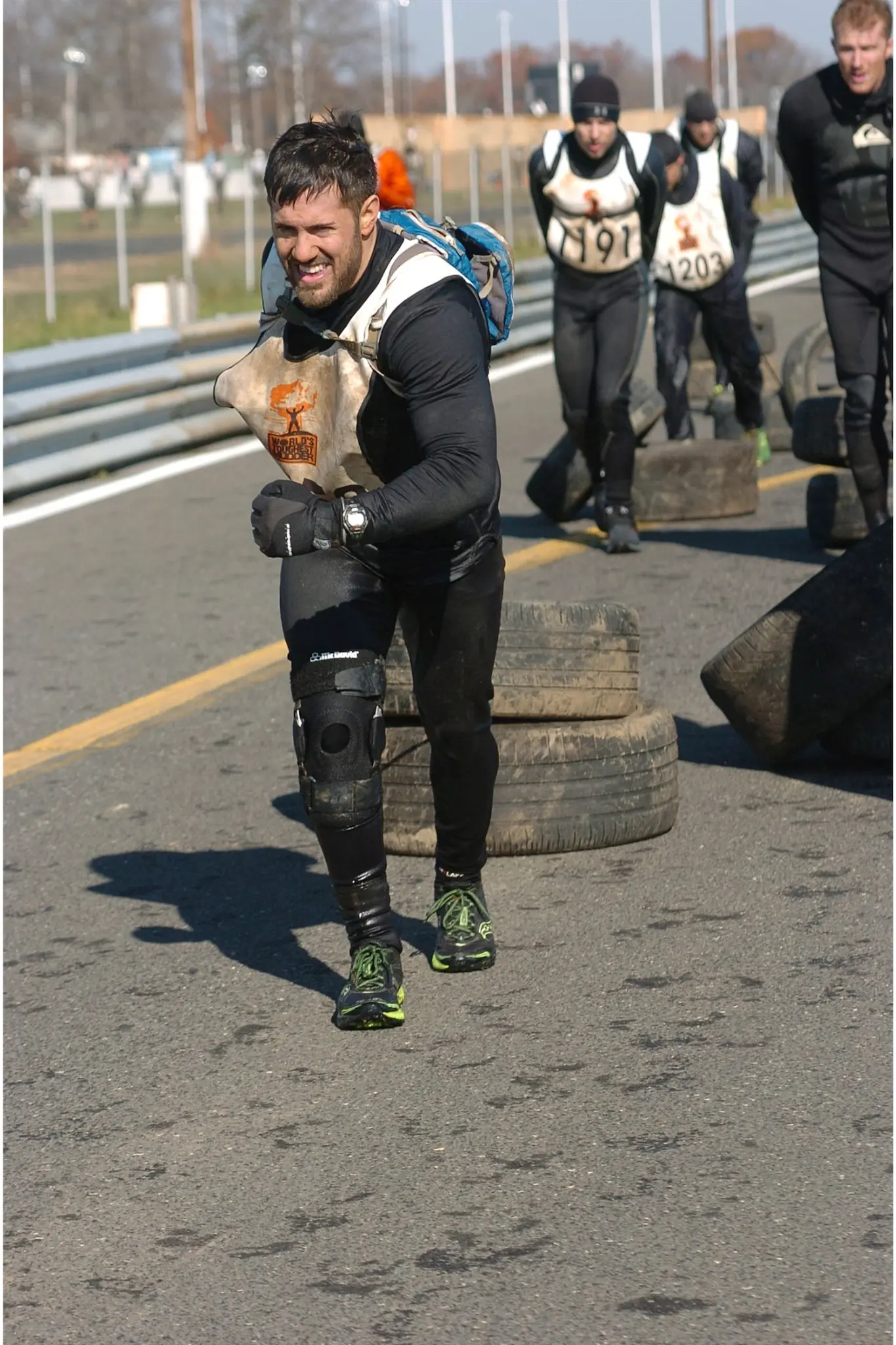 Eric Pellini competing in endurance race